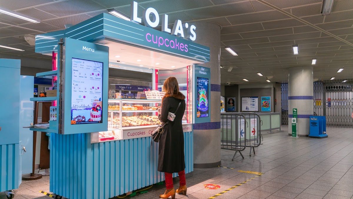 Lola's Cupcakes Kings Cross in Underground Station