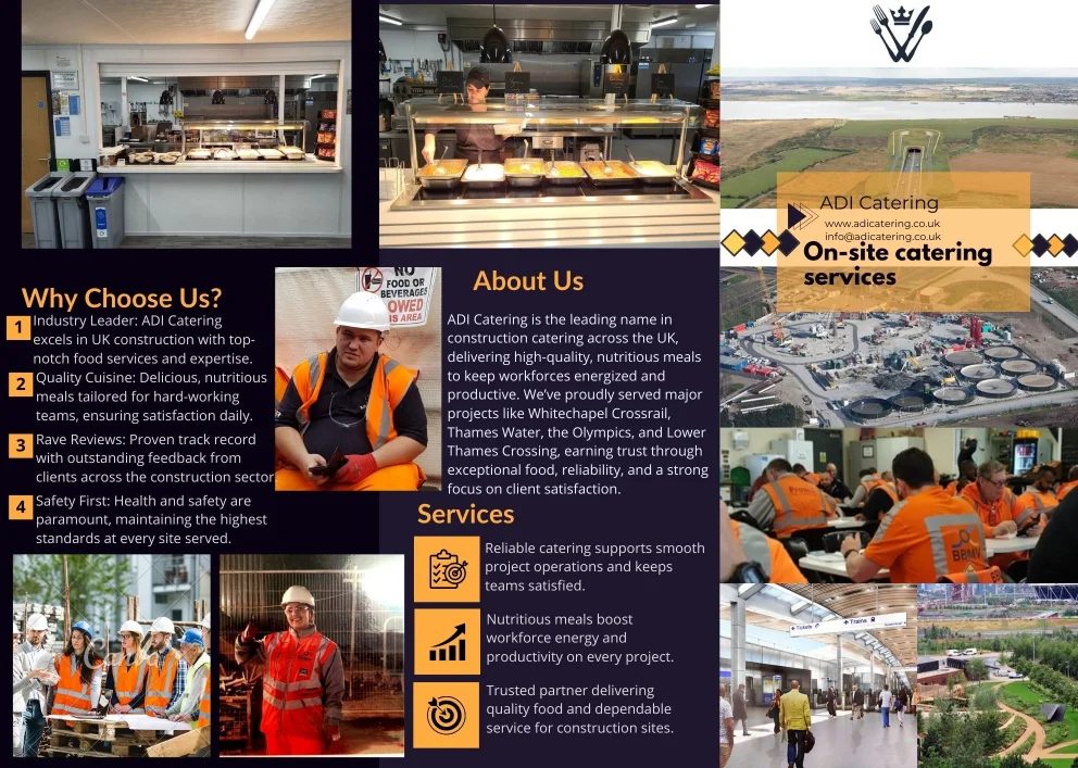 ADI Catering for construction sites - Canteen London