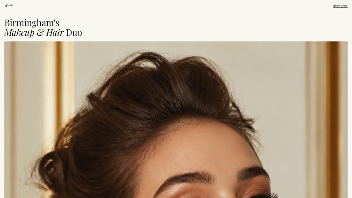 Professional hair and makeup artist in Birmingham